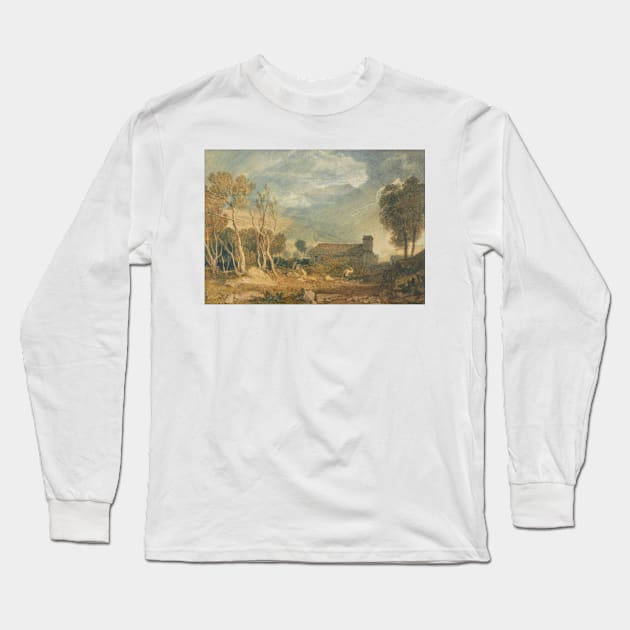 Ingleborough from Chapel-Le-Dale by J.M.W. Turner Long Sleeve T-Shirt by Classic Art Stall